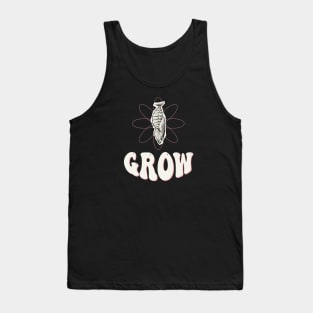 Grow Brutalism Cocoon Digital Art Tank Top